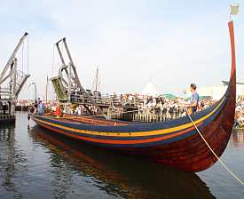 The Sea Stallion in the harbour of Roskilde